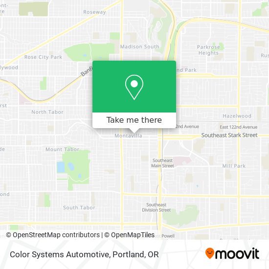 Mapa de Color Systems Automotive