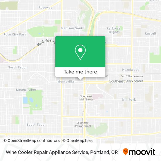Wine Cooler Repair Appliance Service map