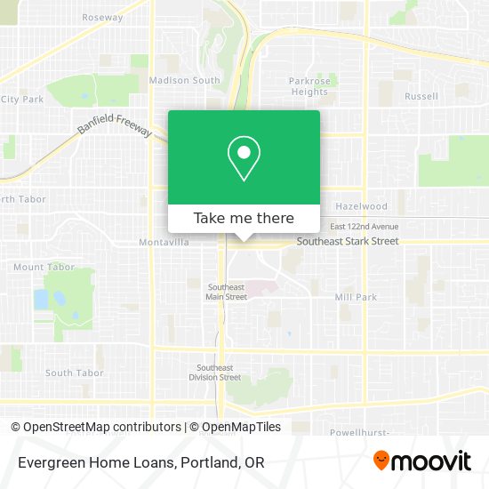 Evergreen Home Loans map