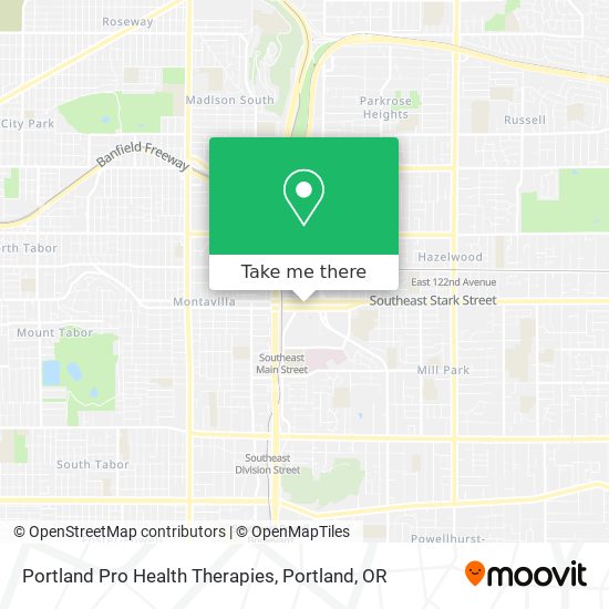 Mapa de Portland Pro Health Therapies
