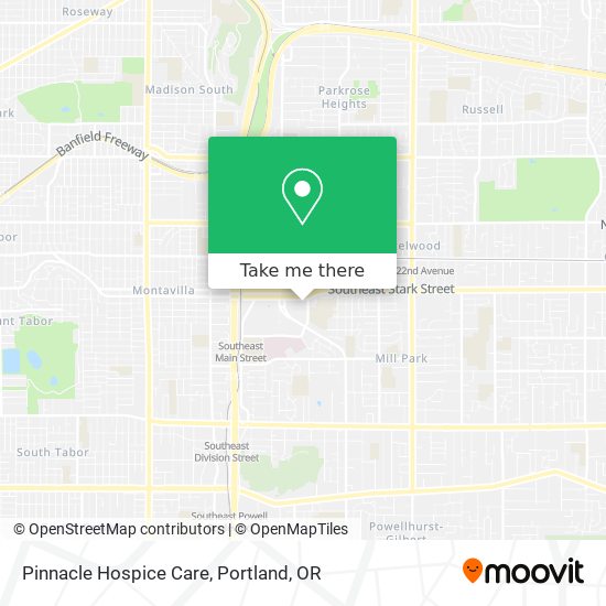 Pinnacle Hospice Care map