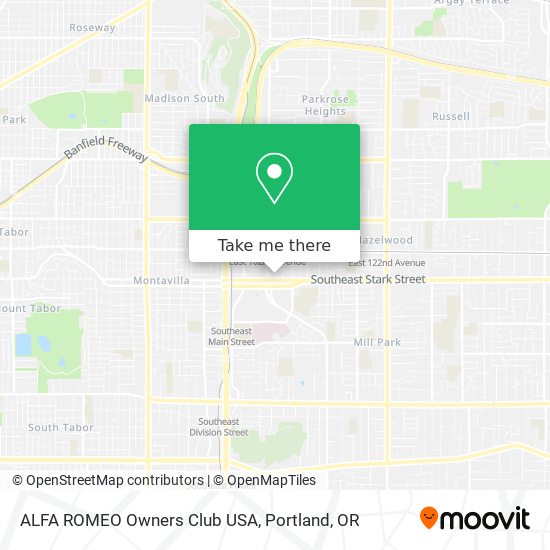 Mapa de ALFA ROMEO Owners Club USA