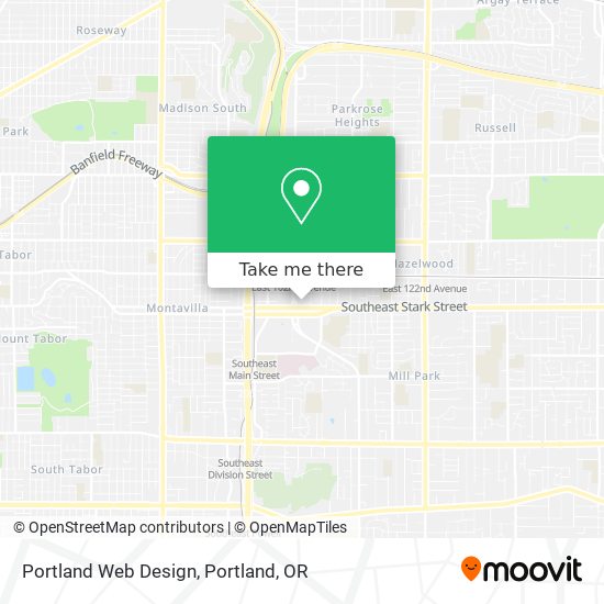 Mapa de Portland Web Design