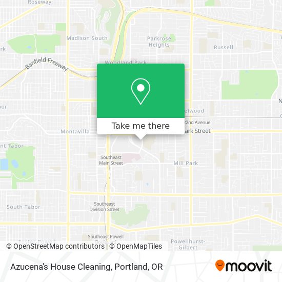 Azucena's House Cleaning map