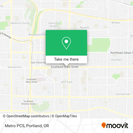 Metro PCS map