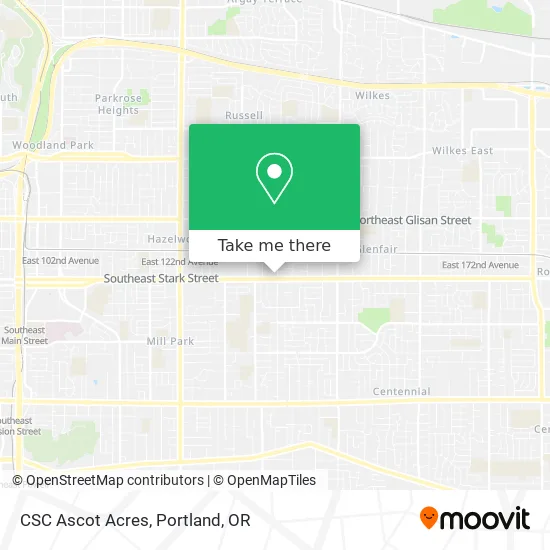 CSC Ascot Acres map