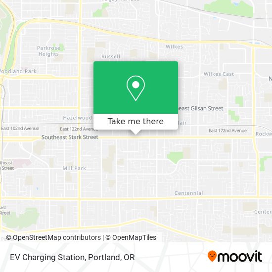 Mapa de EV Charging Station