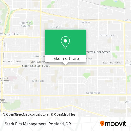 Stark Firs Management map