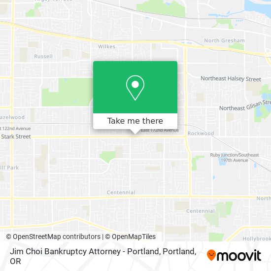 Jim Choi Bankruptcy Attorney - Portland map