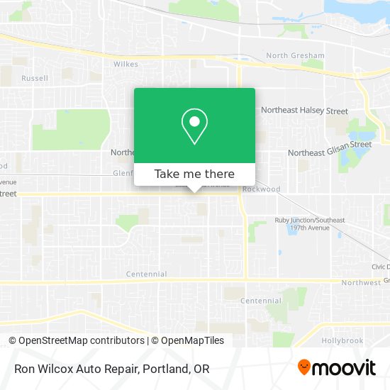 Mapa de Ron Wilcox Auto Repair