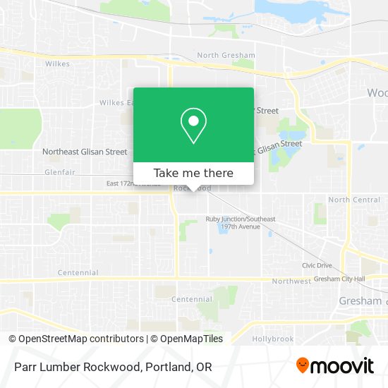 Parr Lumber Rockwood map