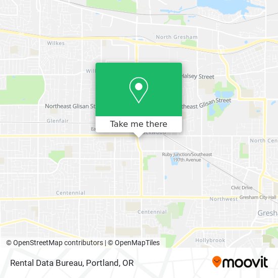 Rental Data Bureau map