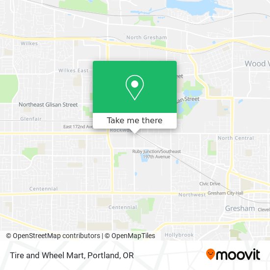 Tire and Wheel Mart map