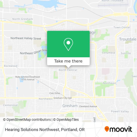 Hearing Solutions Northwest map