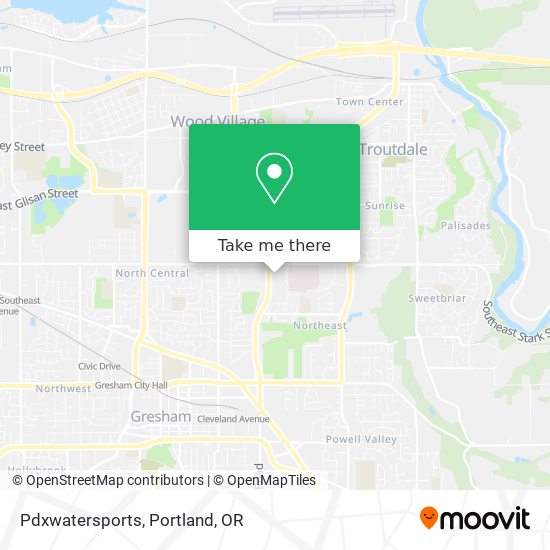 Pdxwatersports map