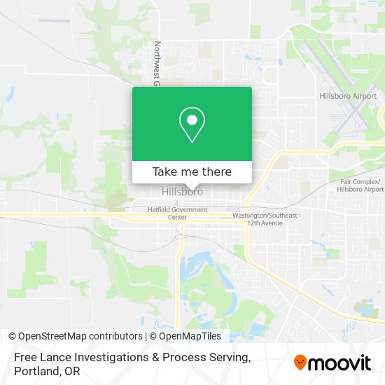 Mapa de Free Lance Investigations & Process Serving