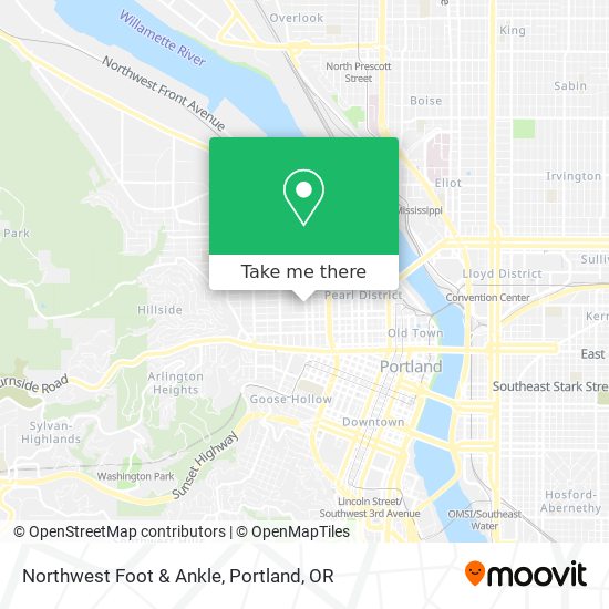 Northwest Foot & Ankle map