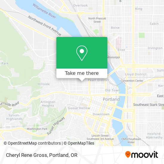 Cheryl Rene Gross map