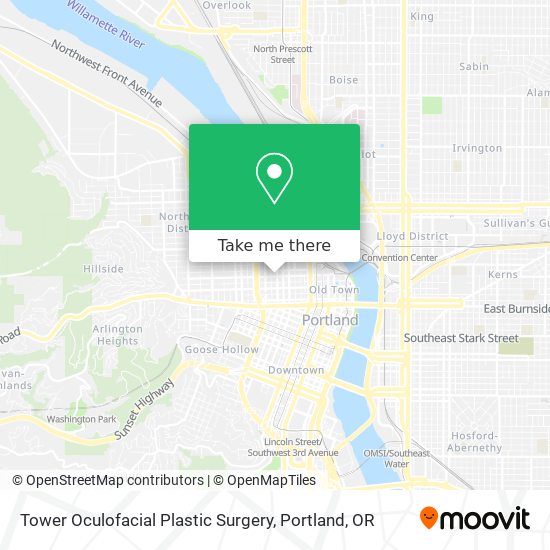 Tower Oculofacial Plastic Surgery map