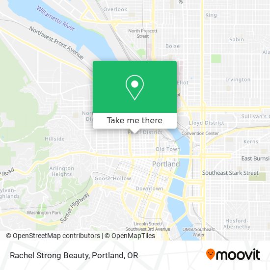 Rachel Strong Beauty map