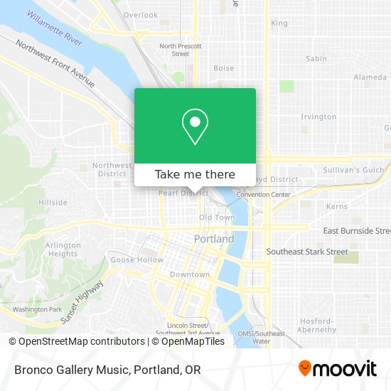 Mapa de Bronco Gallery Music