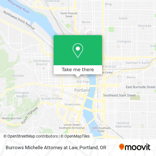 Mapa de Burrows Michelle Attorney at Law