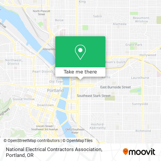 National Electrical Contractors Association map