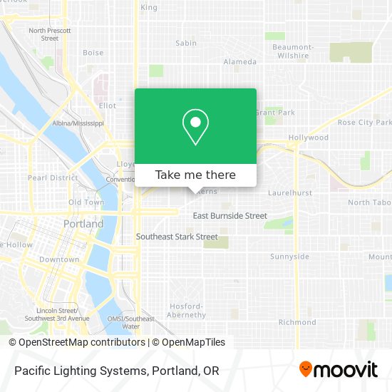 Mapa de Pacific Lighting Systems