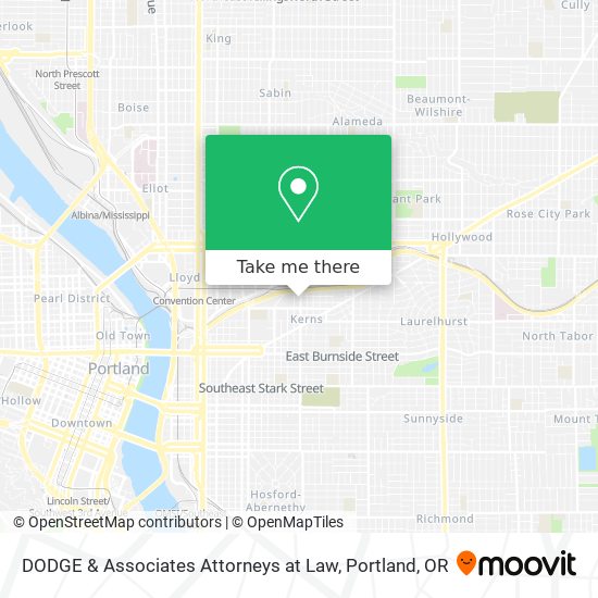 DODGE & Associates Attorneys at Law map