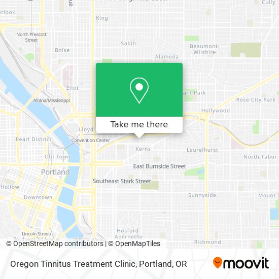 Mapa de Oregon Tinnitus Treatment Clinic