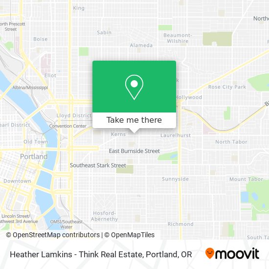 Heather Lamkins - Think Real Estate map