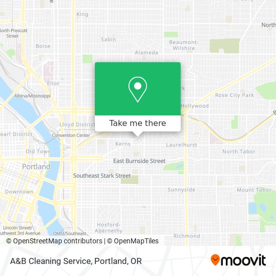 Mapa de A&B Cleaning Service