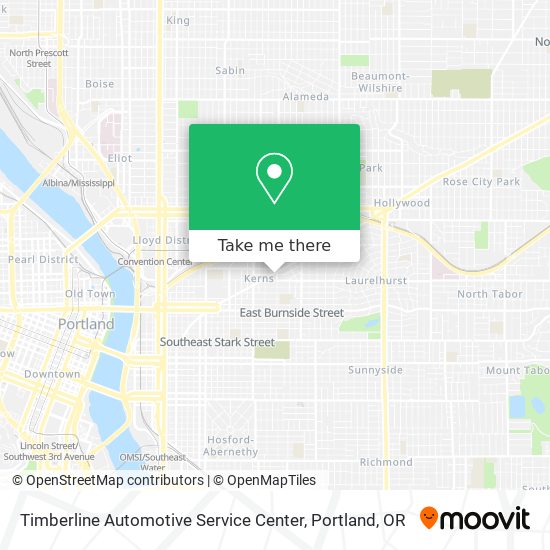 Timberline Automotive Service Center map