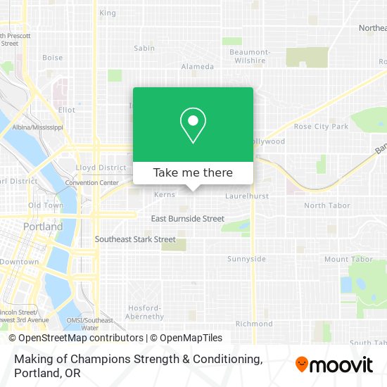 Mapa de Making of Champions Strength & Conditioning