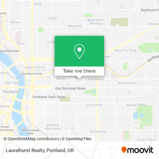 Laurelhurst Realty map