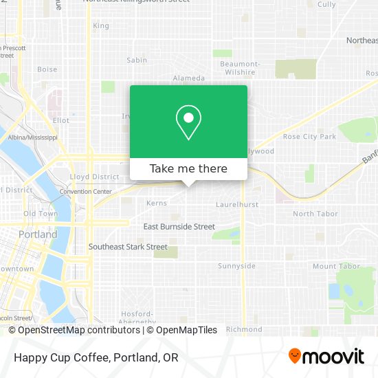 Happy Cup Coffee map