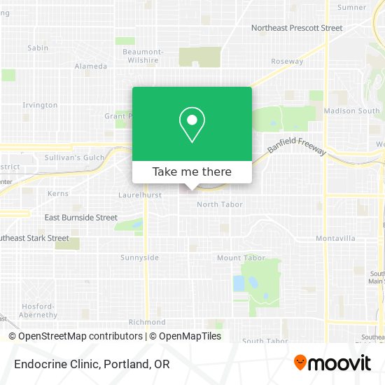 Mapa de Endocrine Clinic