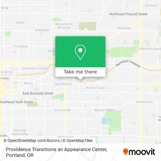 Providence Transitions an Appearance Center map