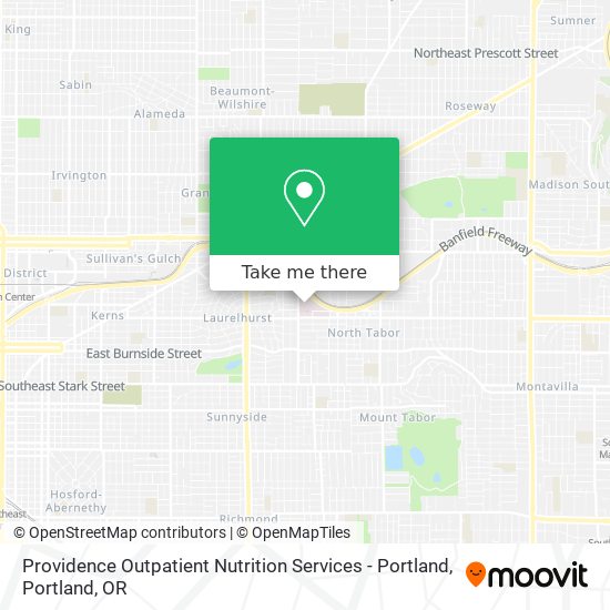 Mapa de Providence Outpatient Nutrition Services - Portland