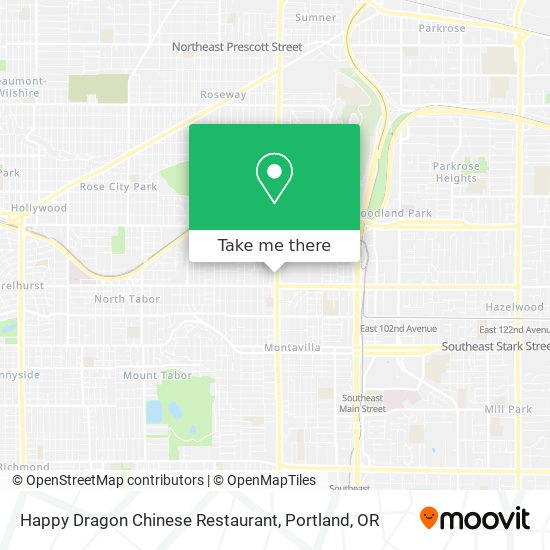 Mapa de Happy Dragon Chinese Restaurant