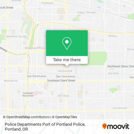 Police Departments Port of Portland Police map