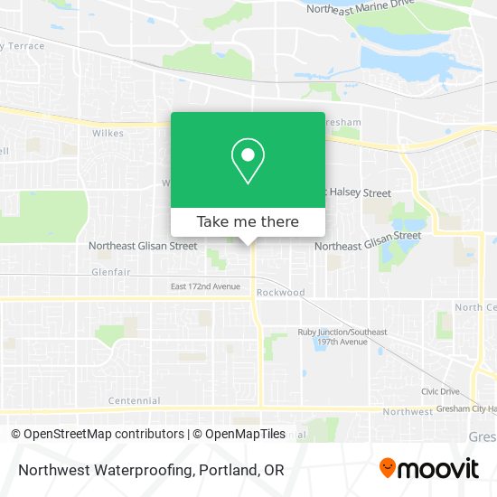 Northwest Waterproofing map