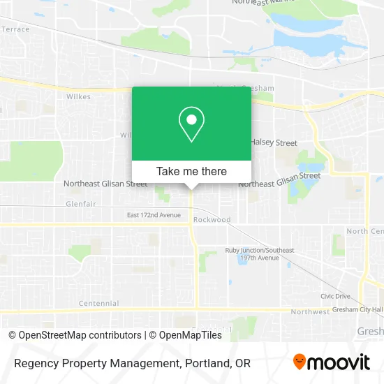 Regency Property Management map
