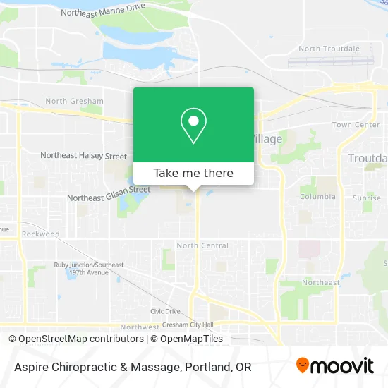 Aspire Chiropractic & Massage map