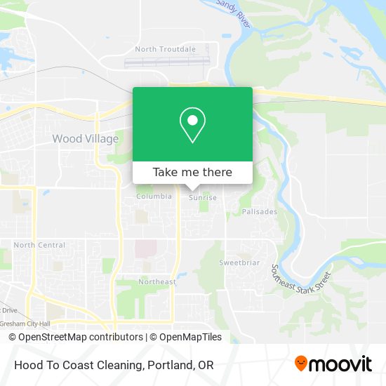 Hood To Coast Cleaning map