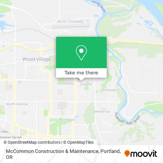McCommon Construction & Maintenance map