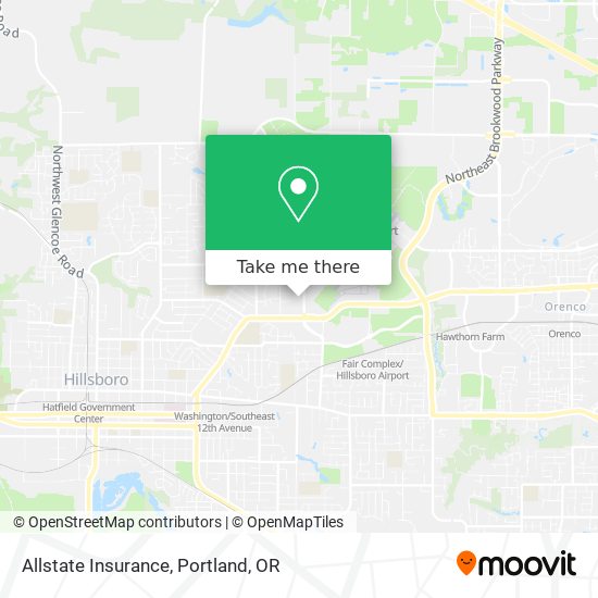 Allstate Insurance map