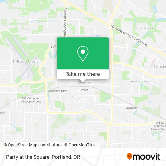 Mapa de Party at the Square