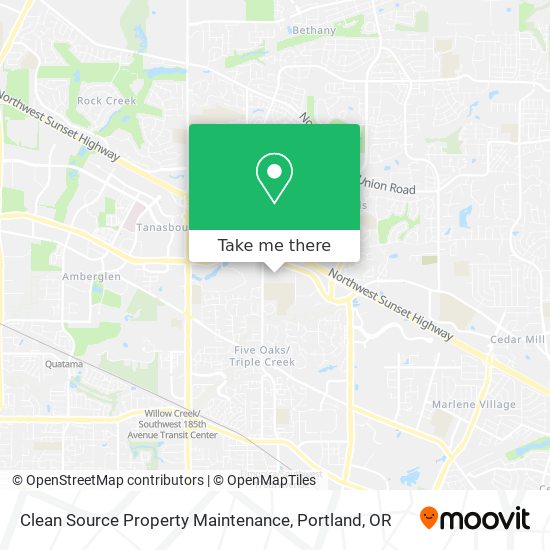 Clean Source Property Maintenance map