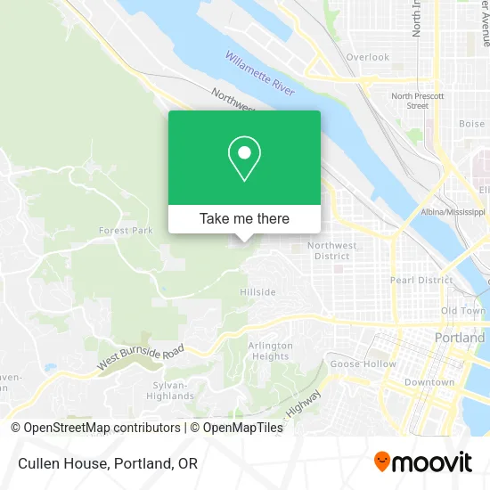 Cullen House map